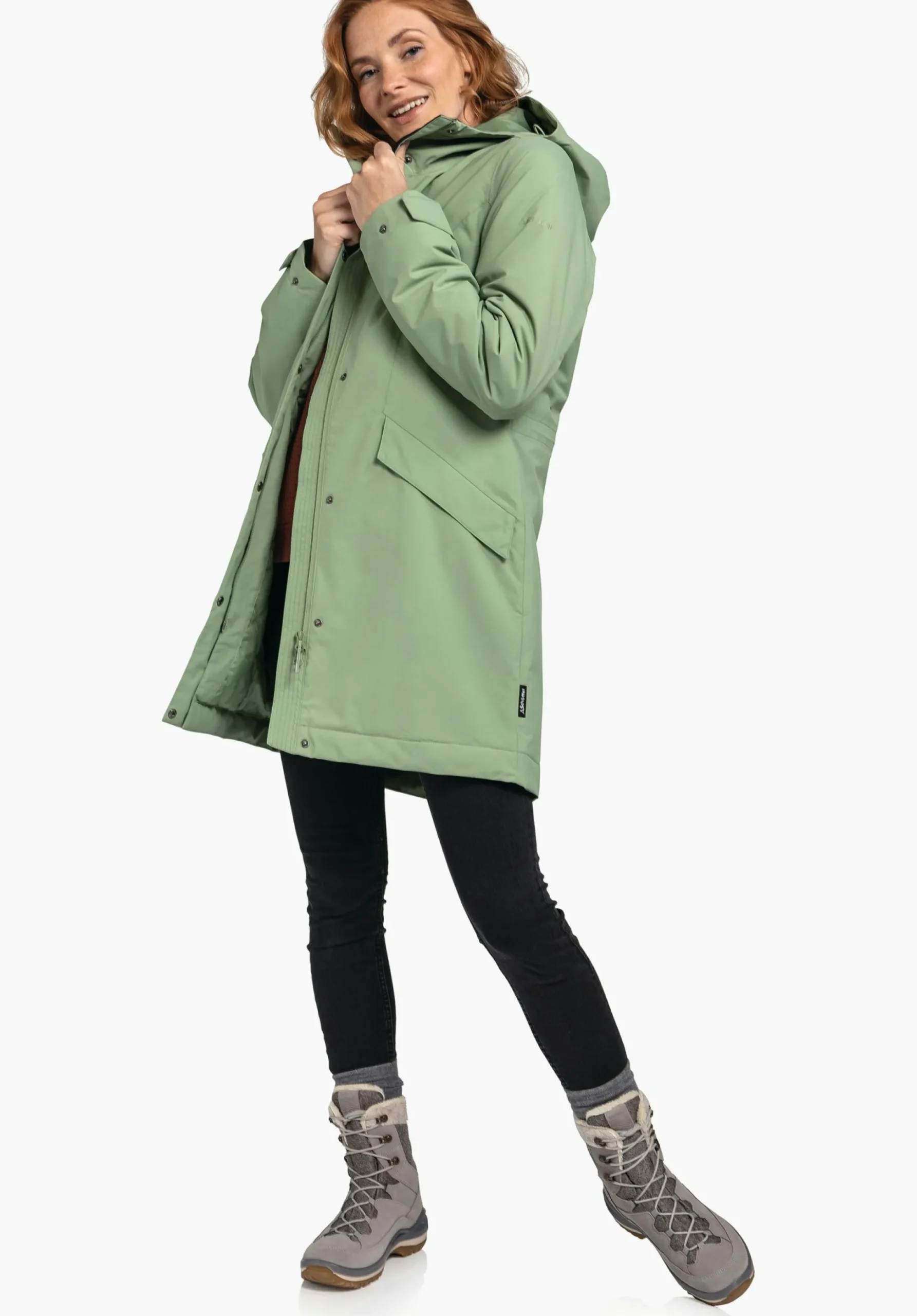 WOMEN SCHÖFFEL Trek & Hike|Outdoor Jackets<Waterproof parka for hiking rot