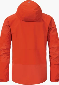 MEN SCHÖFFEL Trek & Hike|Outdoor Jackets<Waterproof robust hardshell jacket orange