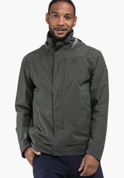 MEN SCHÖFFEL Travel/Leisure|Outdoor Jackets<Waterproof stylish everyday jacket grün