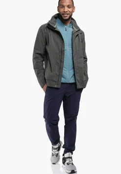 MEN SCHÖFFEL Travel/Leisure|Outdoor Jackets<Waterproof stylish everyday jacket grün