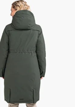 WOMEN SCHÖFFEL Travel/Leisure|Down- / Thermojacket<Waterproof urban down parka green