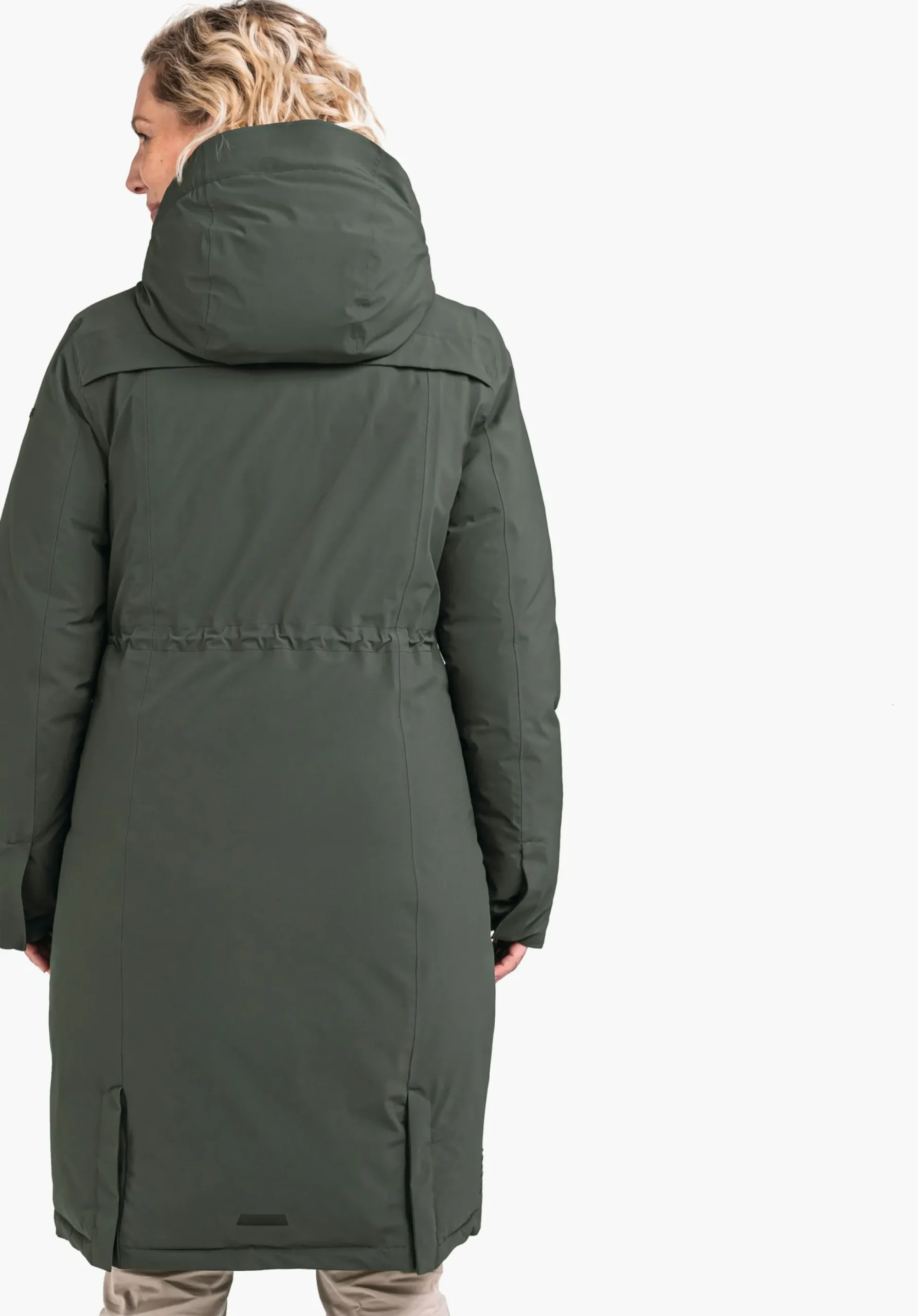 WOMEN SCHÖFFEL Travel/Leisure|Down- / Thermojacket<Waterproof urban down parka green