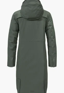 WOMEN SCHÖFFEL Travel/Leisure|Down- / Thermojacket<Waterproof urban down parka green