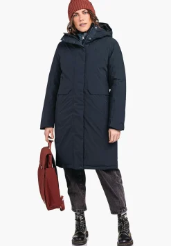 WOMEN SCHÖFFEL Travel/Leisure|Down- / Thermojacket<Waterproof urban down parka green