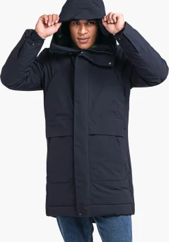 MEN SCHÖFFEL Travel/Leisure|Down- / Thermojacket<Waterproof urban down parka blue