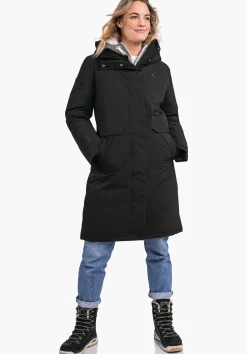 WOMEN SCHÖFFEL Travel/Leisure|Down- / Thermojacket<Waterproof urban down parka green