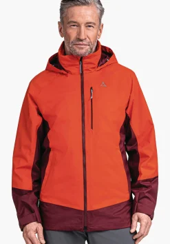 MEN SCHÖFFEL Trek & Hike|Outdoor Jackets<Waterproof ZipIn hiking jacket orange