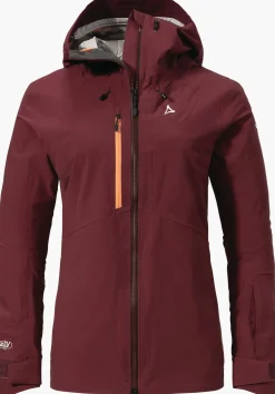 WOMEN SCHÖFFEL Ski Tour|Skiing|Mountaineering|Outdoor Jackets<4-way stretch hardshell touring jacket red