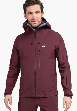 MEN SCHÖFFEL Skiing|Outdoor Jackets|Ski Tour|Mountaineering<4-way stretch hardshell touring jacket red