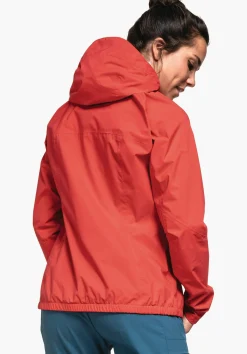 WOMEN SCHÖFFEL Trek & Hike|Outdoor Jackets<Wind- and waterproof hiking jacket red