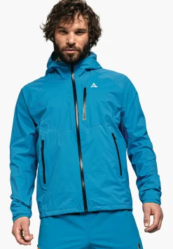 MEN SCHÖFFEL Trek & Hike|Outdoor Jackets<Wind- and waterproof hiking jacket blue