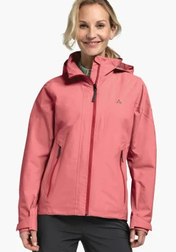 WOMEN SCHÖFFEL Trek & Hike|Outdoor Jackets<Wind- and waterproof trekking jacket rosa