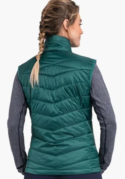 WOMEN SCHÖFFEL Trek & Hike<Windproof & padded hiking gilet orange