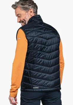 MEN SCHÖFFEL Trek & Hike<Windproof & padded hiking gilet orange