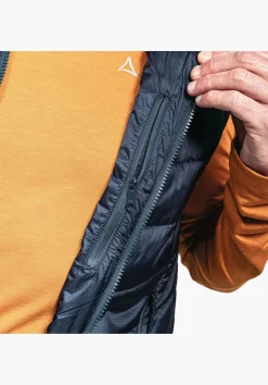 MEN SCHÖFFEL Trek & Hike<Windproof & padded hiking gilet orange