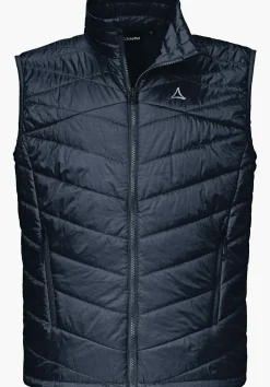 MEN SCHÖFFEL Trek & Hike<Windproof & padded hiking gilet orange