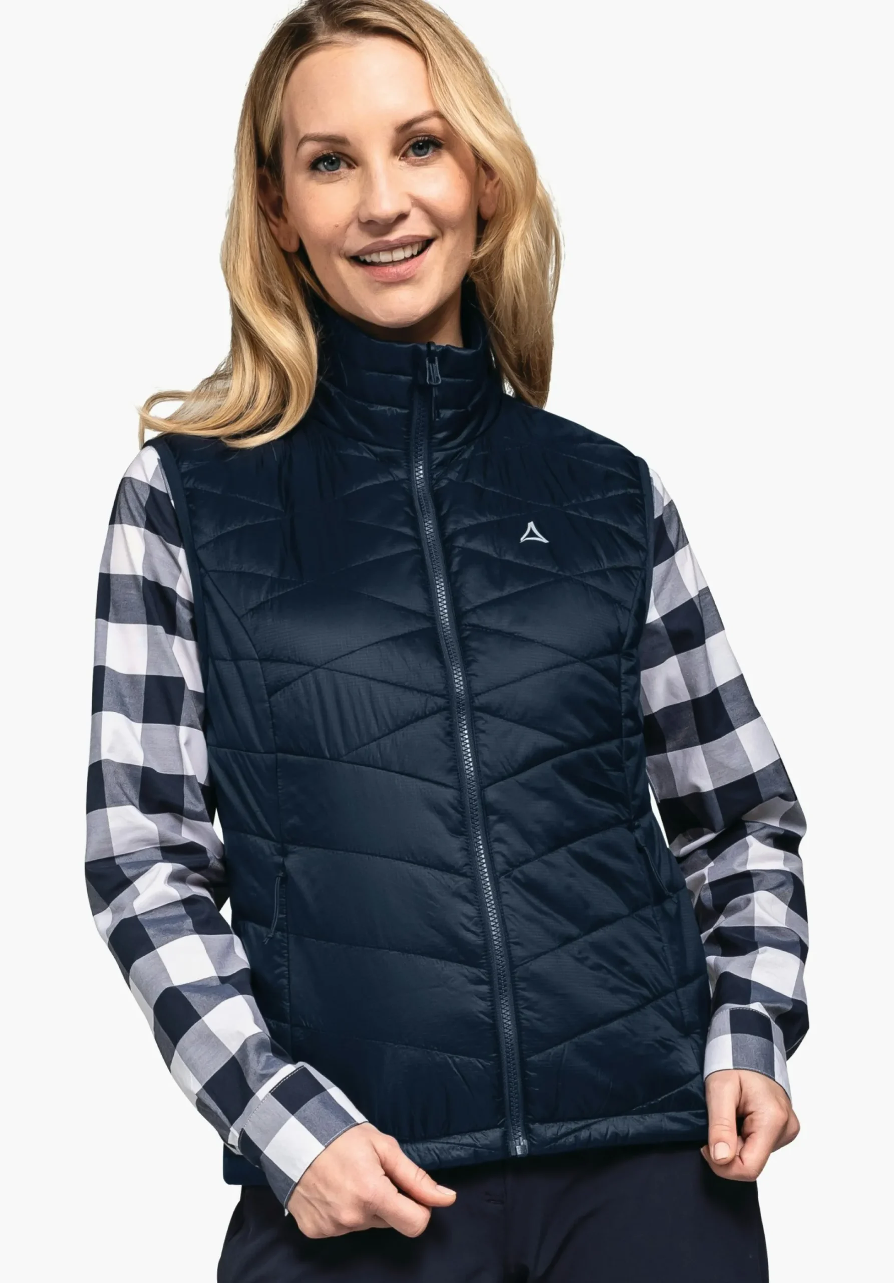 WOMEN SCHÖFFEL Trek & Hike<Windproof & padded hiking gilet orange