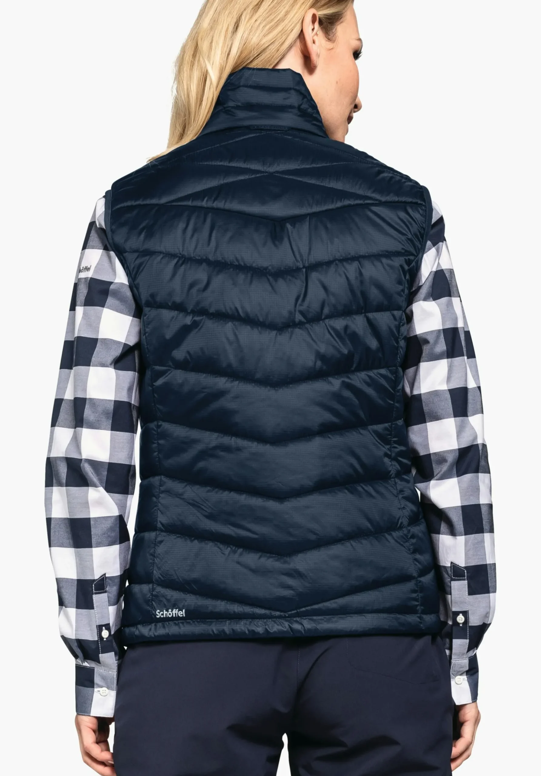WOMEN SCHÖFFEL Trek & Hike<Windproof & padded hiking gilet orange